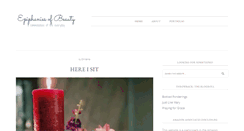 Desktop Screenshot of epiphaniesofbeauty.com